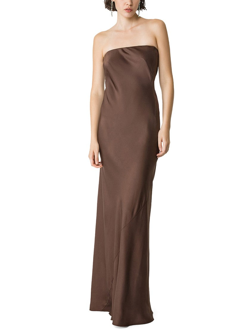 Forte Forte Bias Cut Floor-Length Column Dress