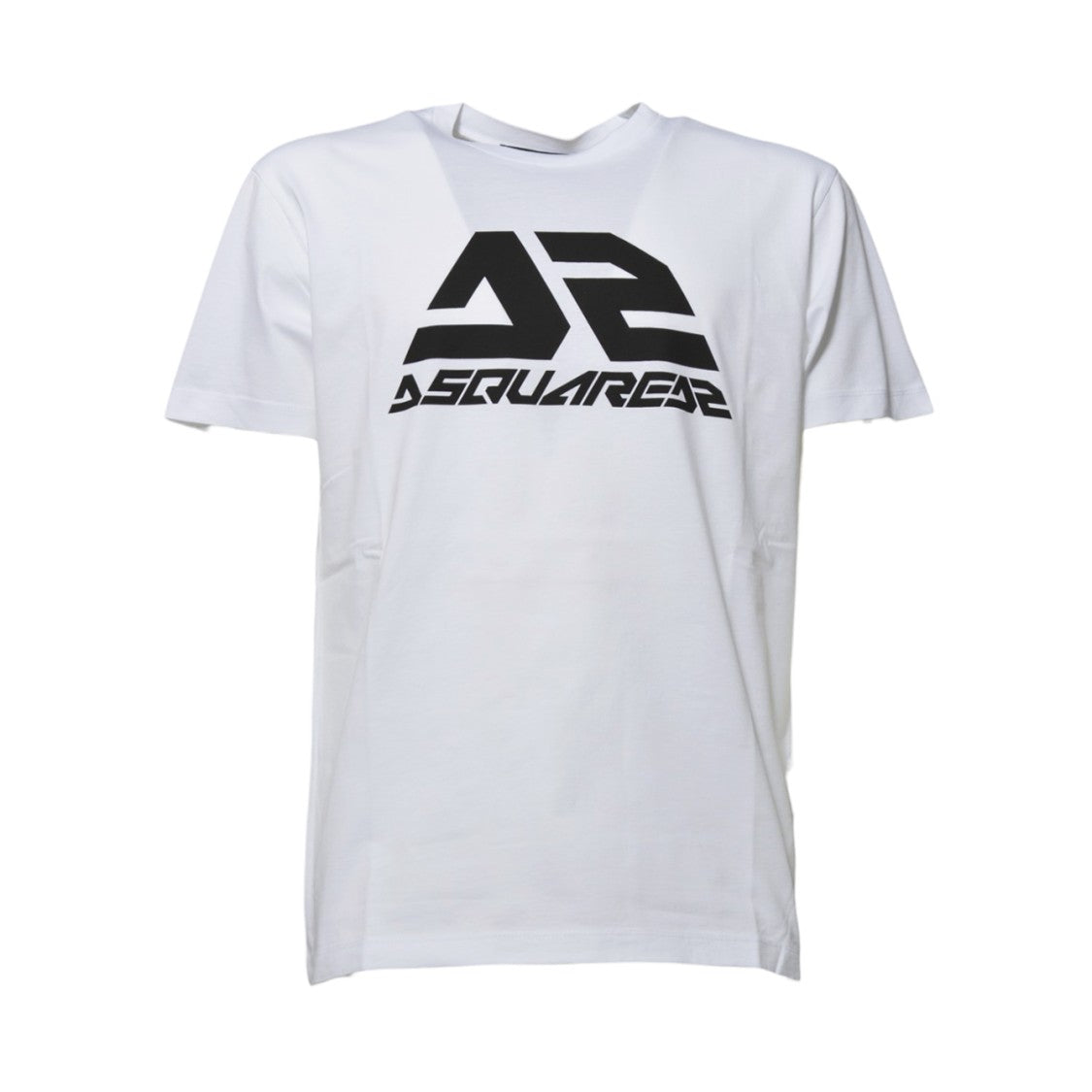 Dsquared2 Classic White T-Shirt With Bold Black Graphic Logo