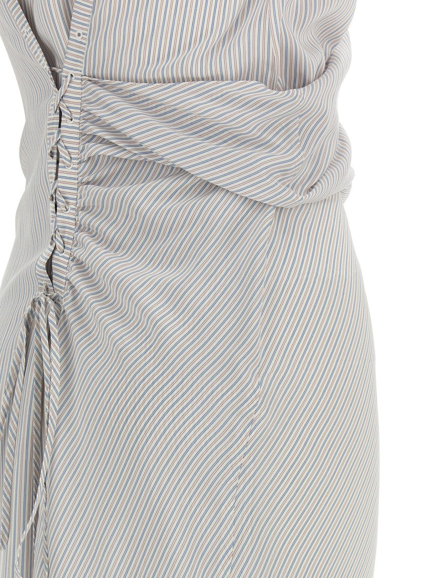 Mcqueen Chemisier Corset Dress