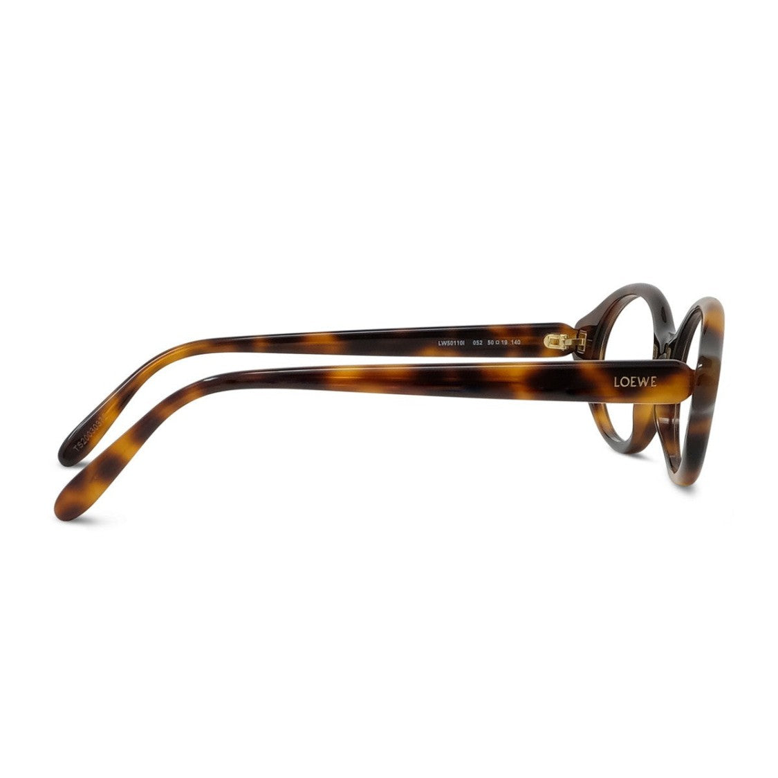 Loewe Havana Slim Acetate Oval Sunglasses