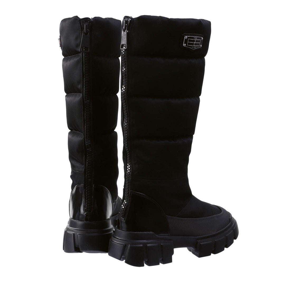 Högl Black Harvey Mid-Calf Quilted Nylon Boots