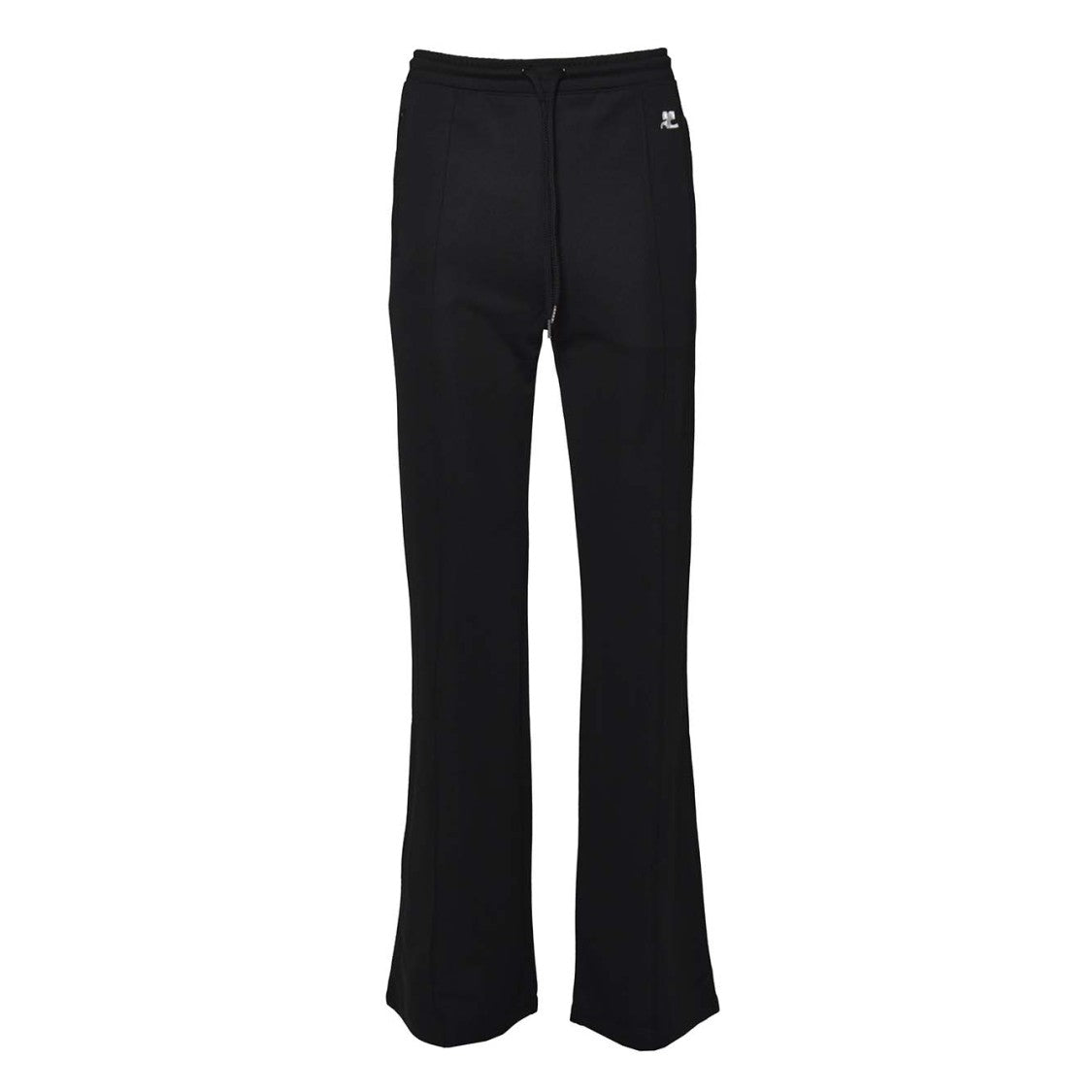 Courrèges Black Jersey Interlock Pants