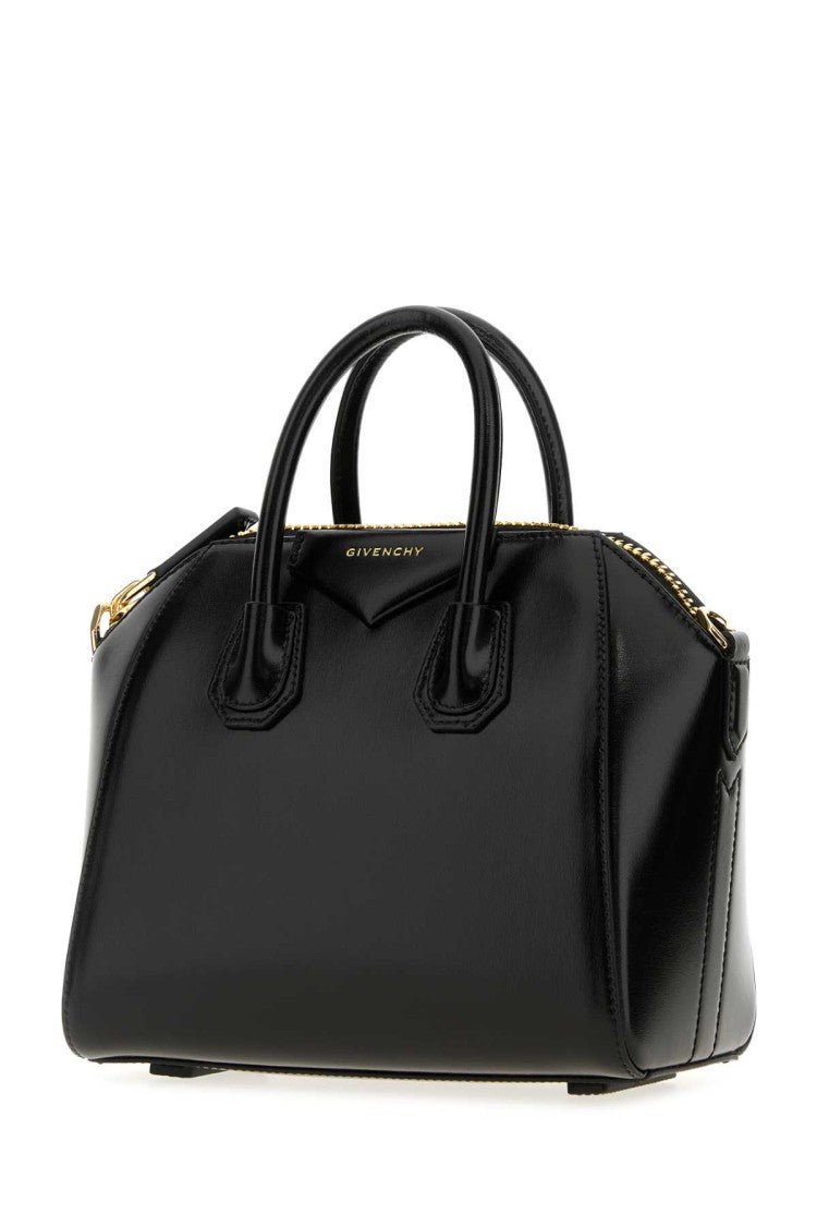 Givenchy Black Leather Mini Antigona Handbag