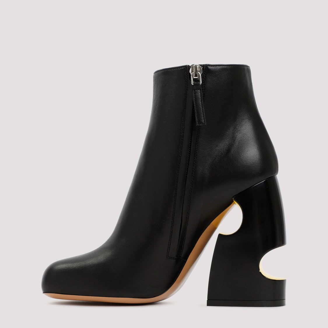 Off-White Black Pop Bulky Nappa Ankle Boot