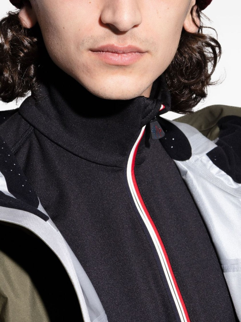 Moncler Ribbed Knit Beanie In Deep Bordeaux