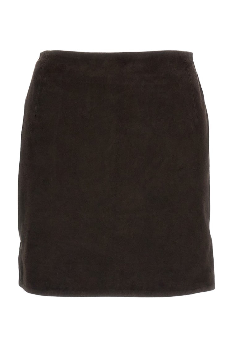Rotate Suede Mini Skirt