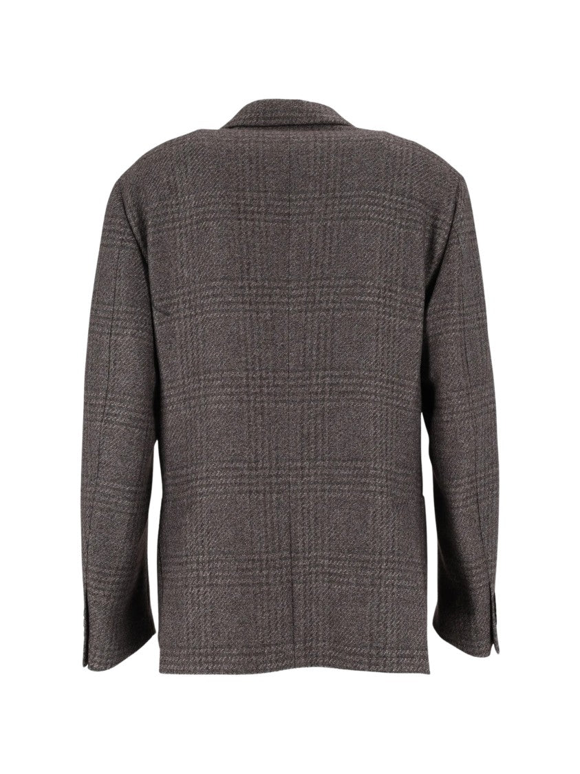 Lardini Roma Prince Of Wales Check Blazer