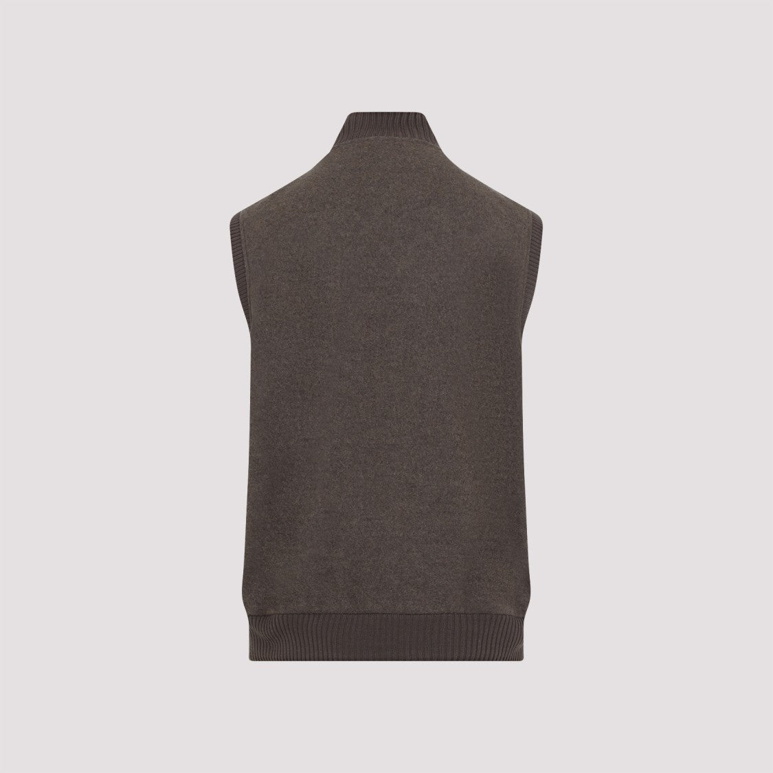 Giadero Saint Helen Brown Grey Cashmere Vest