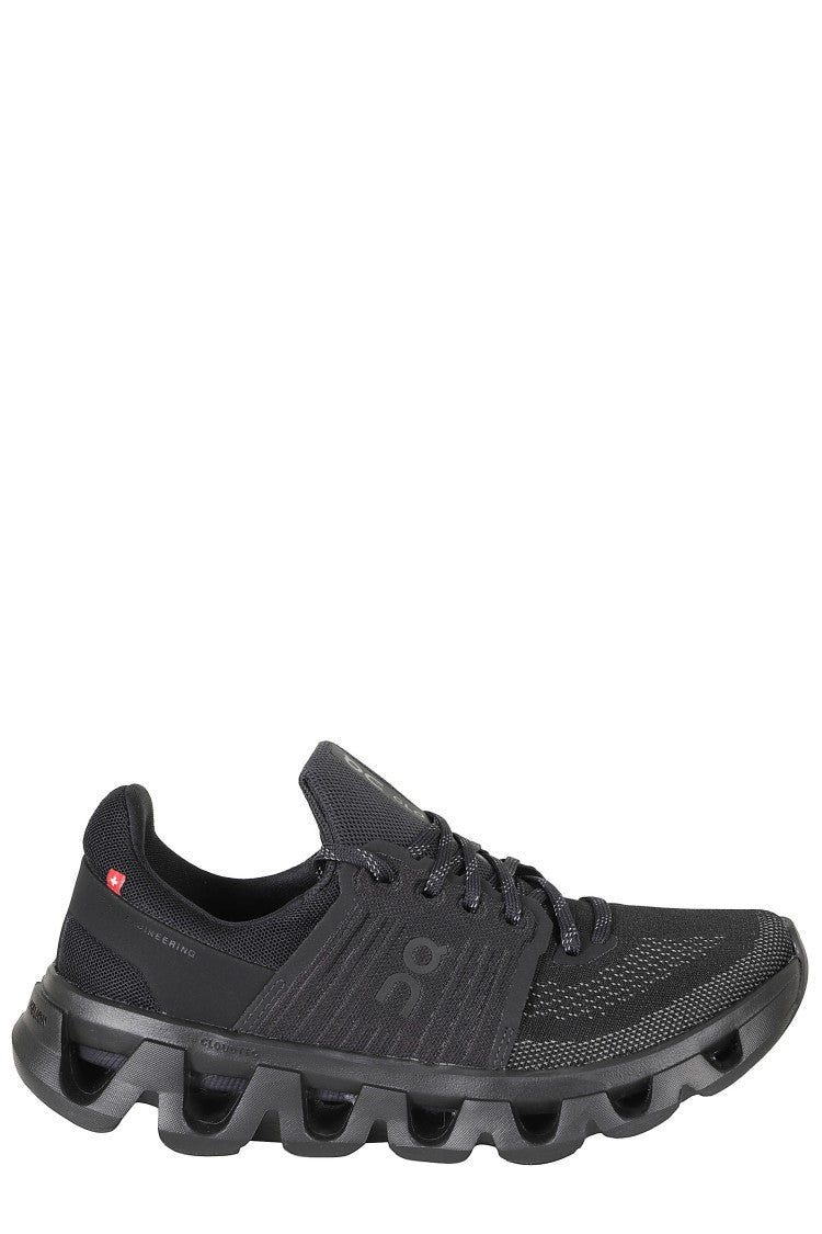 On Running Black Cloudswift 4 Ad Mesh Rubber Sole Nylon Sneakers
