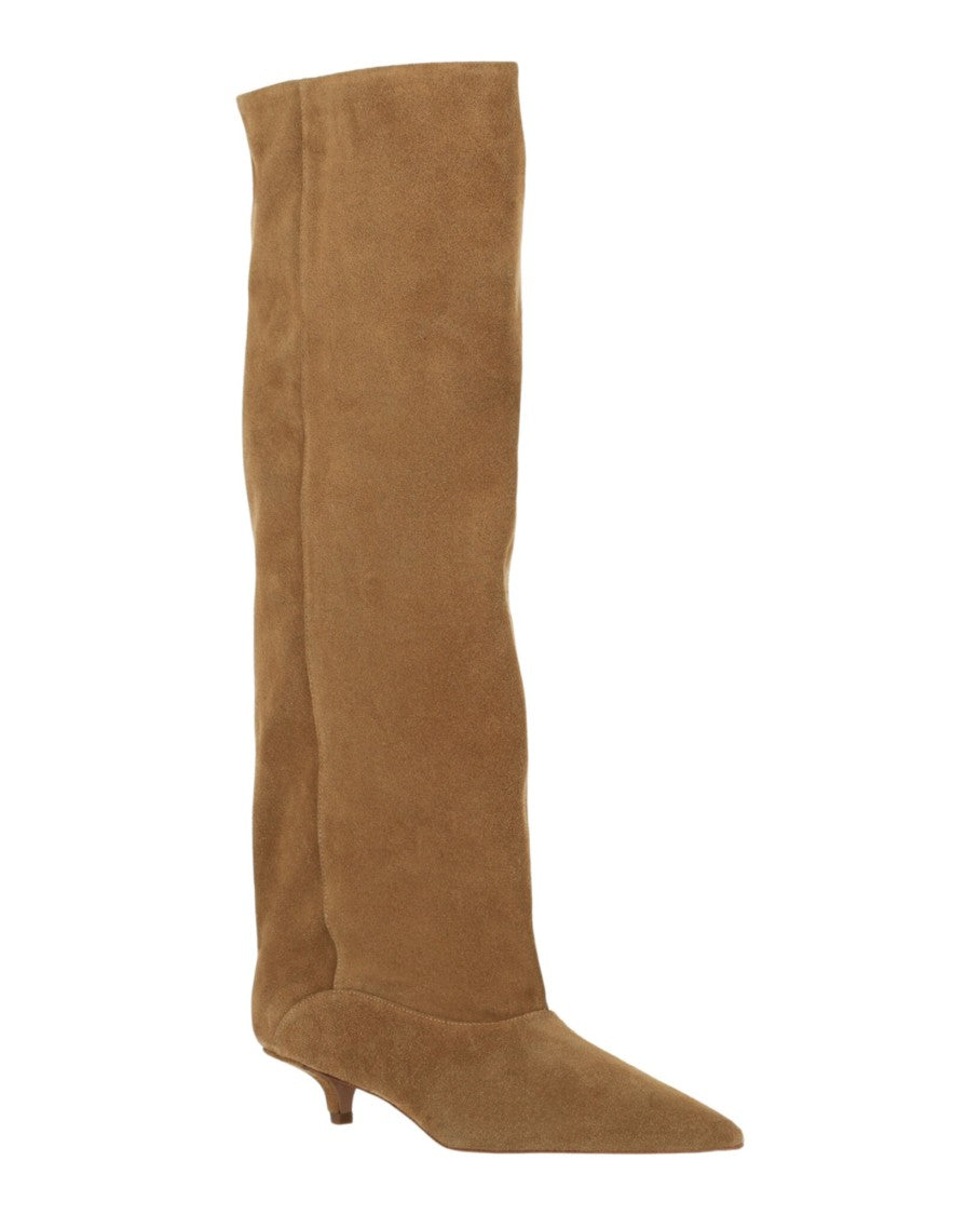 Paris Texas Ines Suede Knee-High Boots