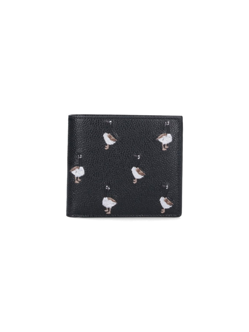 Thom Browne "Goose" Bi-Fold Wallet Black