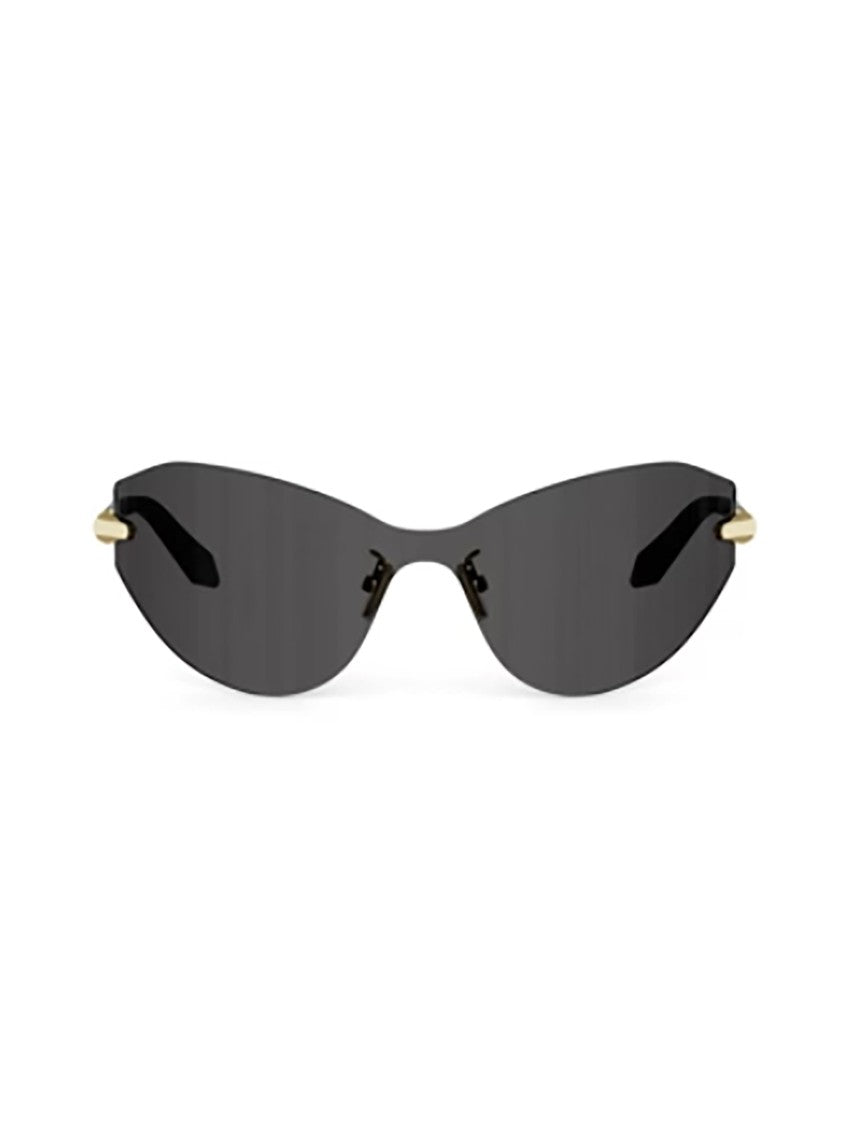 Bulgari Bv40080u Cat-Eye Rimless Gold Sunglasses