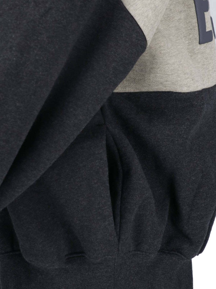 Fear Of God Essentials Dark Grey Cotton Contrast Logo Hoodie