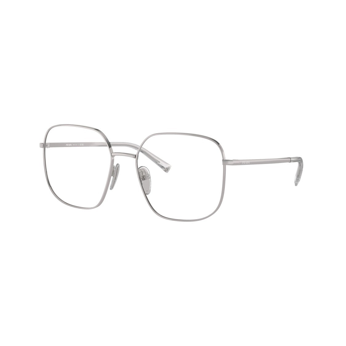 Prada 0Pr A59v Square Metal Frame Eyeglasses