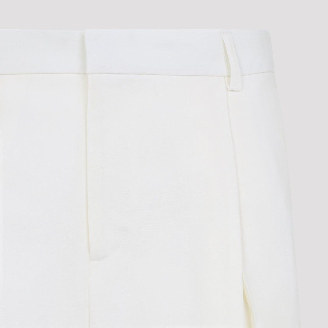 Casablanca White Wool Luxurious Fit Trousers