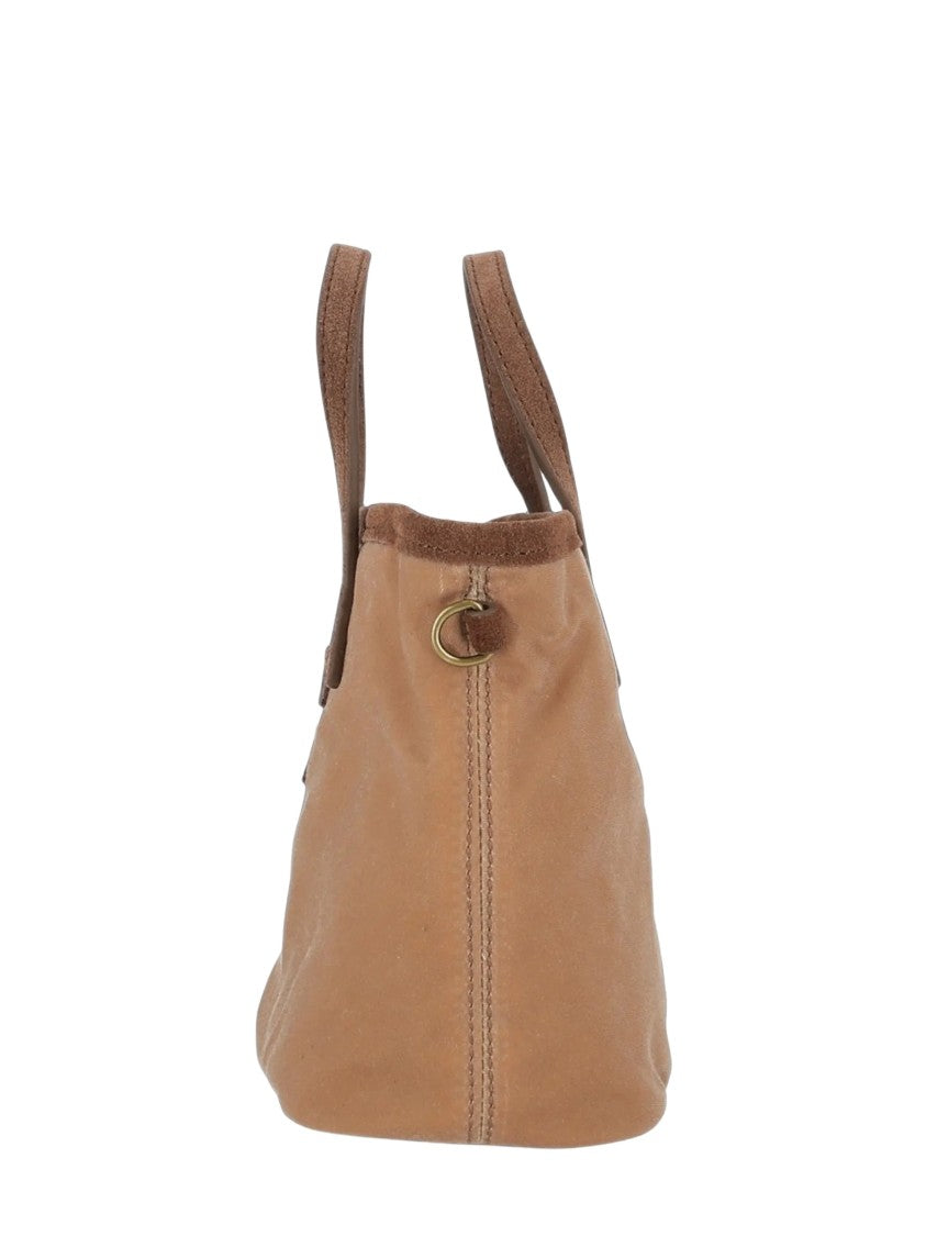 Mc2 Saint Barth Medium Tote Bag With Textured Logo Lettering