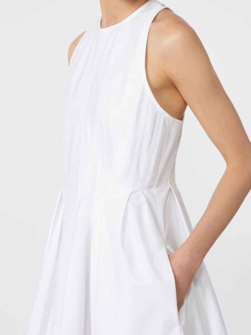 Sportmax Black Racerback Cut Flared Mini Dress