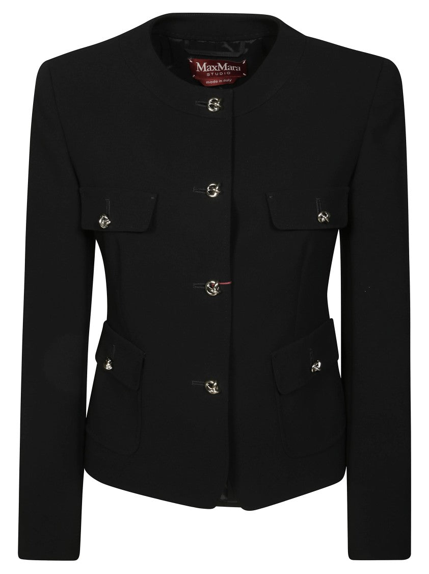Max Mara Structured Black Tailored Jacket