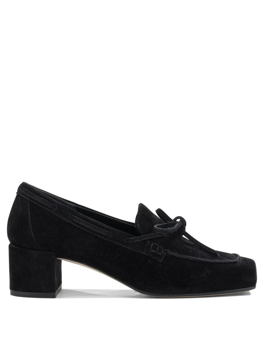 Aeydē Classic Block Heel Loafers