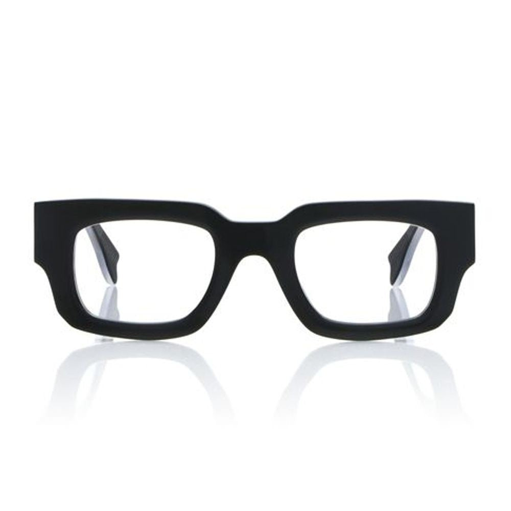 Monokol Concept Eyewear Mk263 Geometric Rectangular Mk263 Eyewear In Satin Black