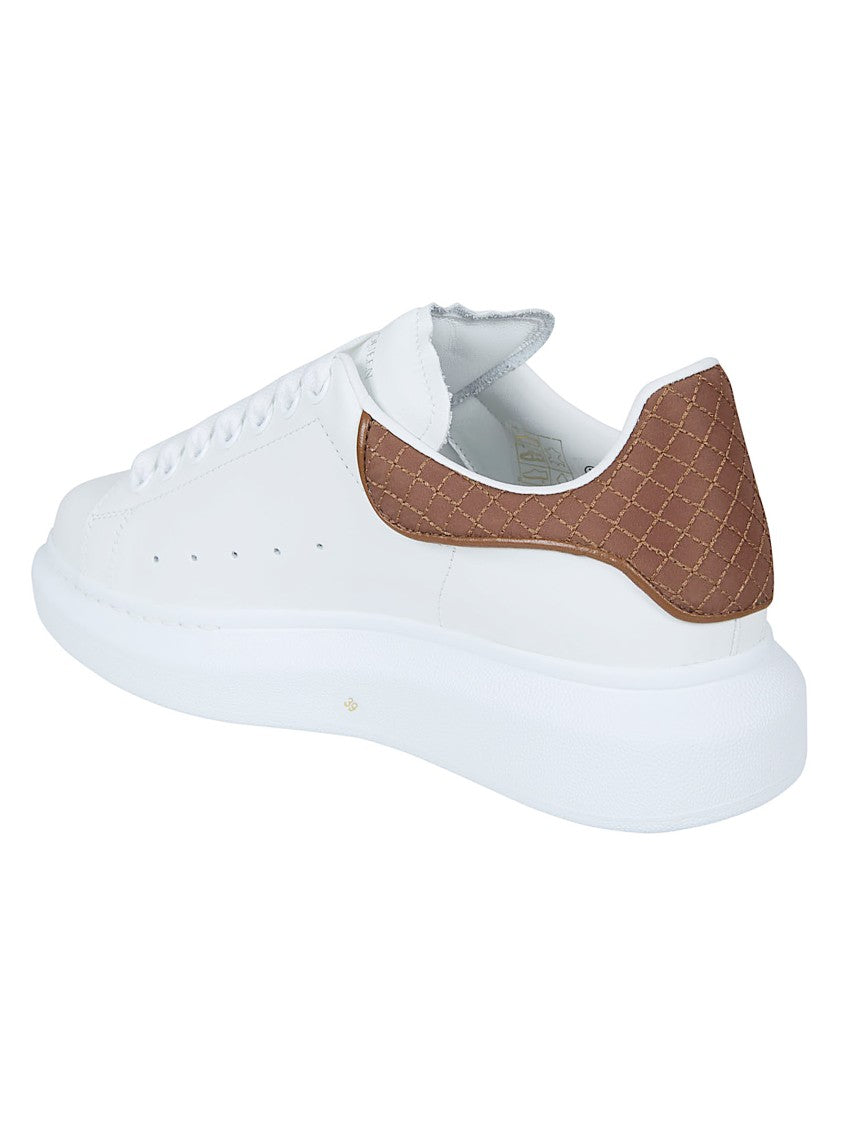 Alexander Mcqueen White Leather Sneakers