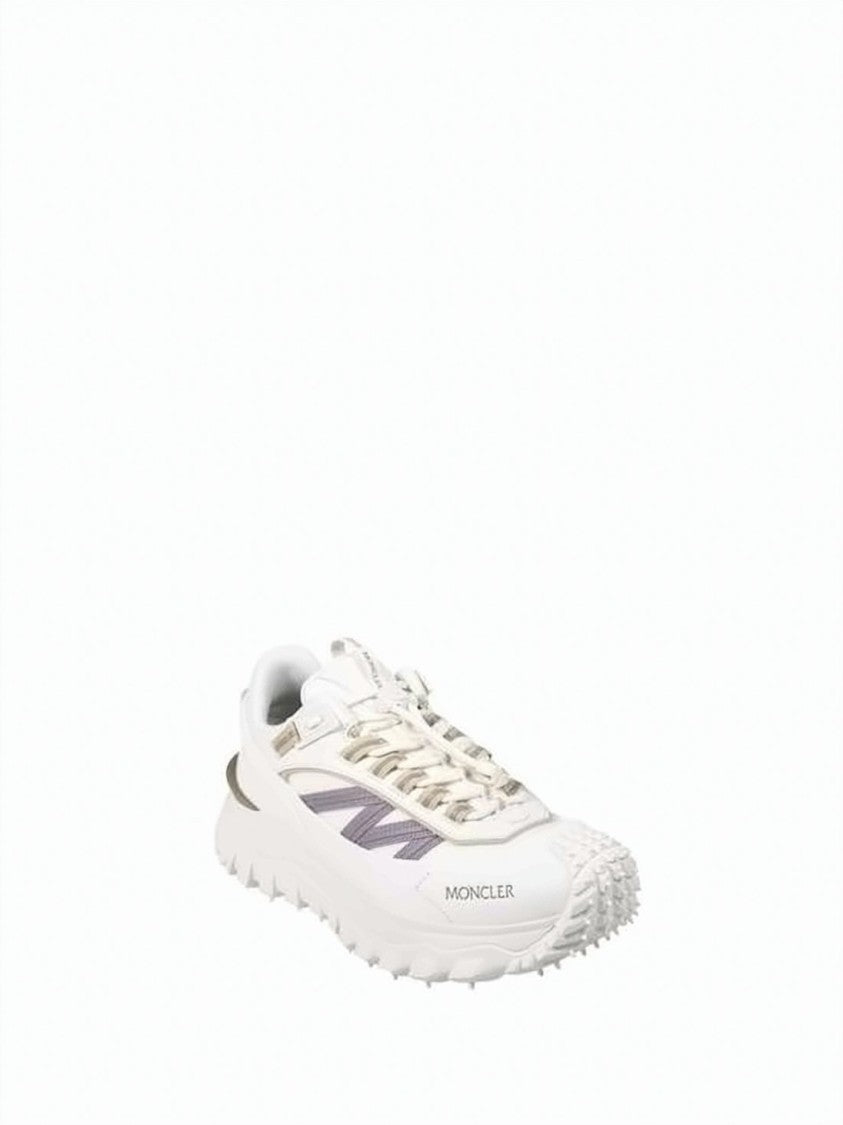 Moncler Layered Women's Sneakers With Textured Rubber Sole