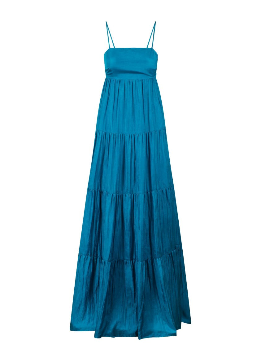 The Rose Ibiza Formentera Silk Long Dress