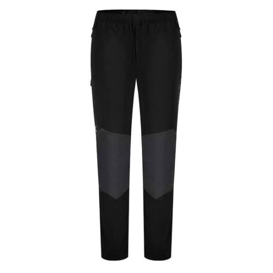 Montura Straight Pants With Dark Grey Knee Patches