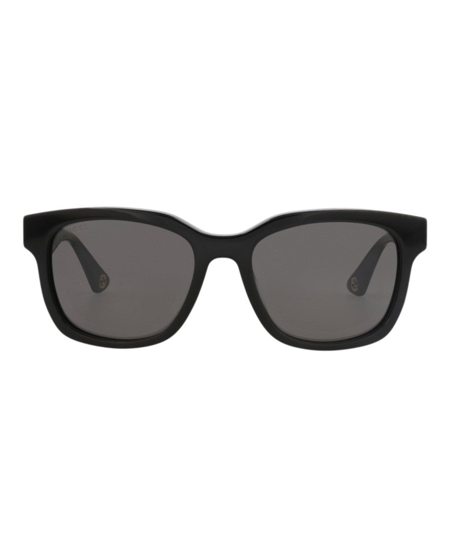 Gucci Square-Frame Recycled Acetate Sunglasses With Saddle Nose Bridge