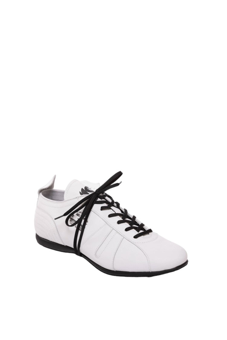 Pantofola D'oro Black Soft Calfskin Archival Sole Sneakers