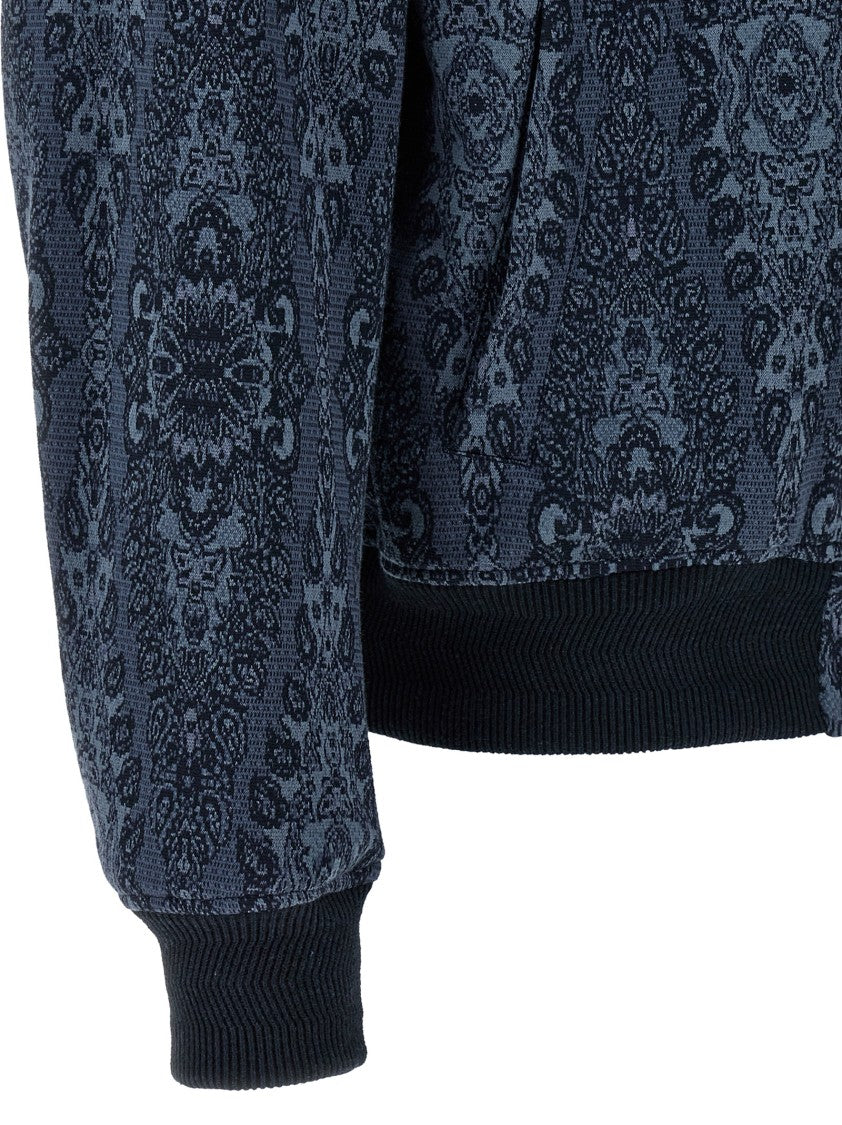 Etro Jacquard Pattern Bomber Jacket