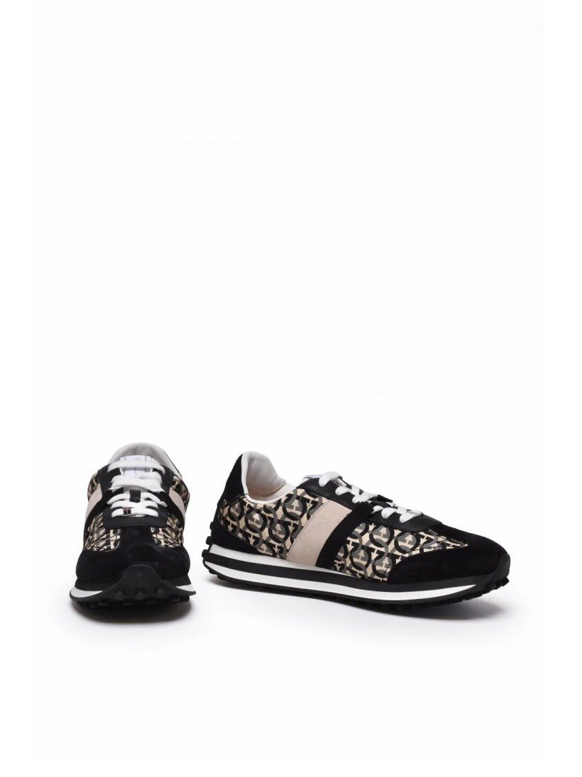 Salvatore Ferragamo Giulio Sneaker - Black/Beige