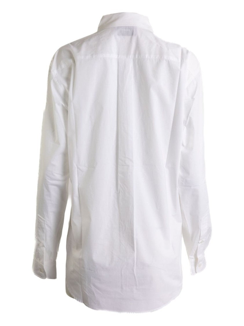 Coperni Tailored White Button-Up Shirt With Classic Collar