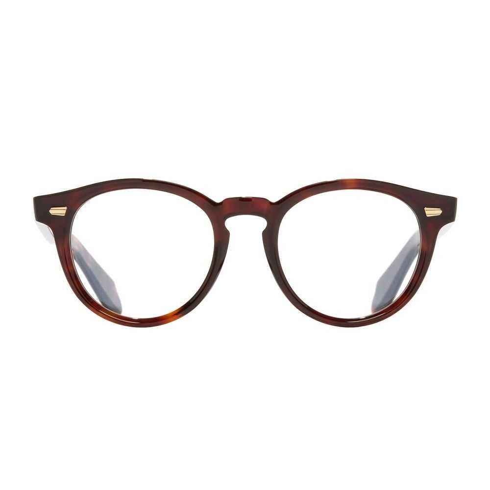 Cutler And Gross 9378 Havana Acetate Round Eyeglasses