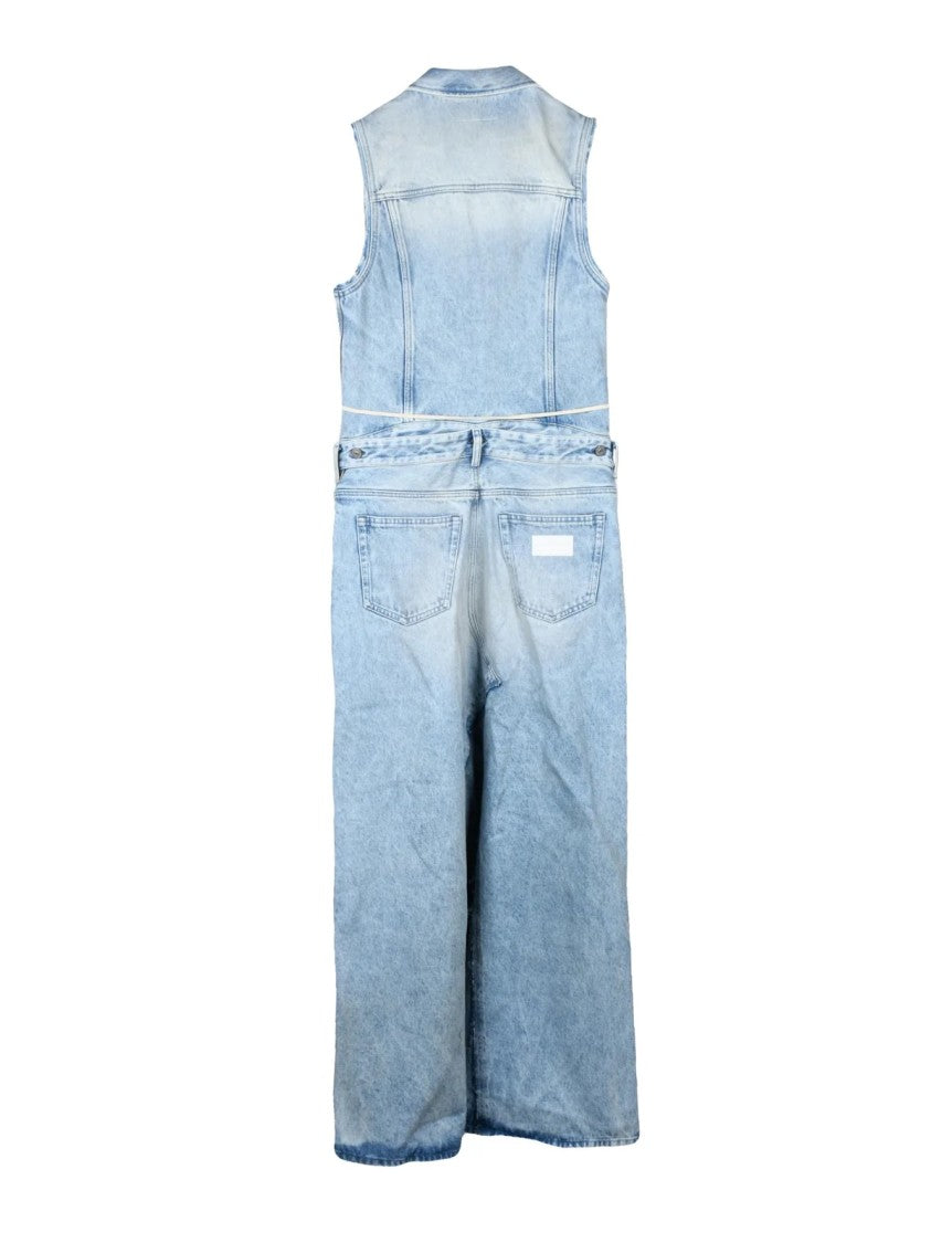 Maison Margiela Light Blue Separable Denim Jumpsuit