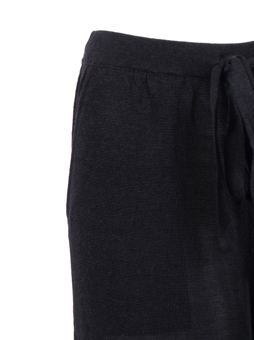P.A.R.O.S.H. Wide Leg Drawstring Straight-Leg Pants