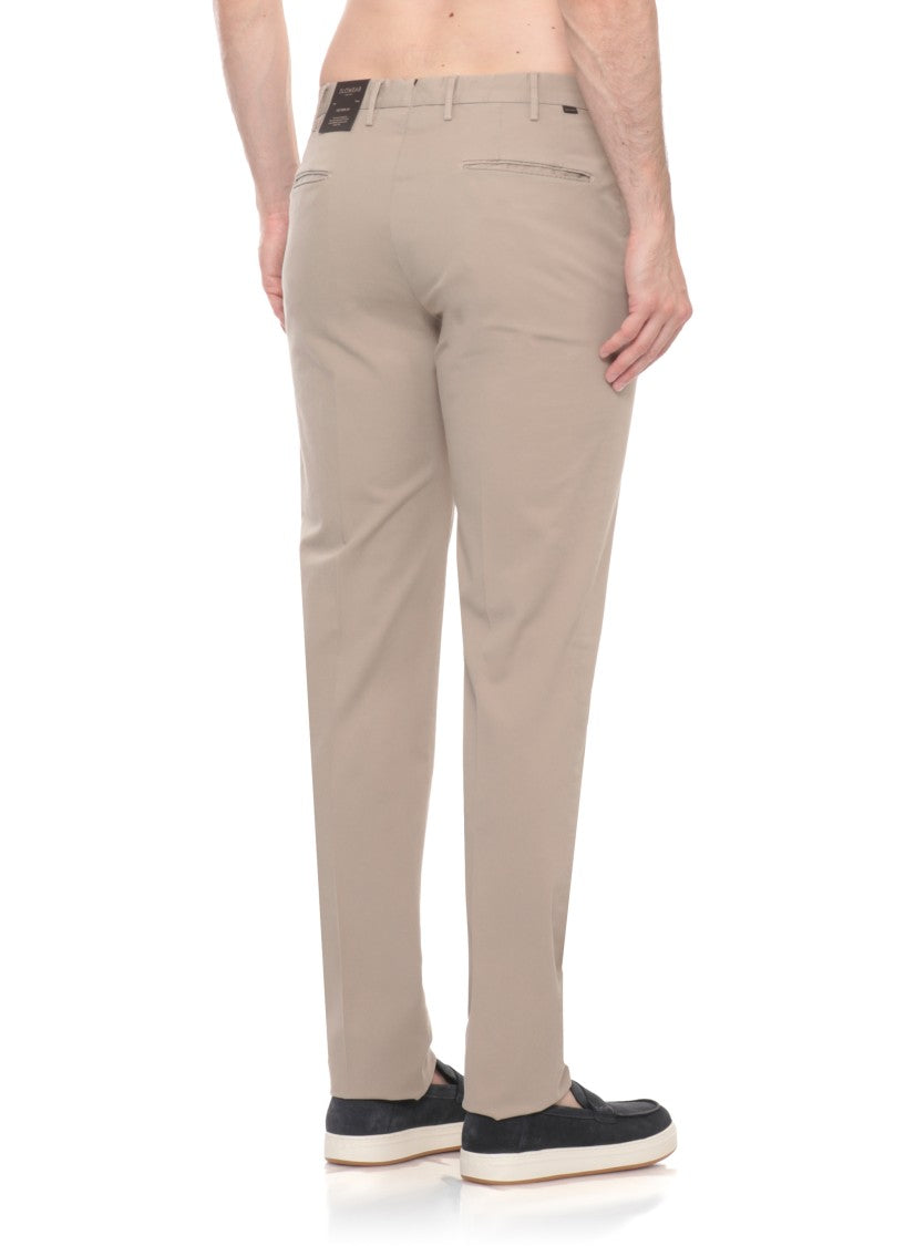 Incotex Beige Royal Batavia Cotton Formal Pants