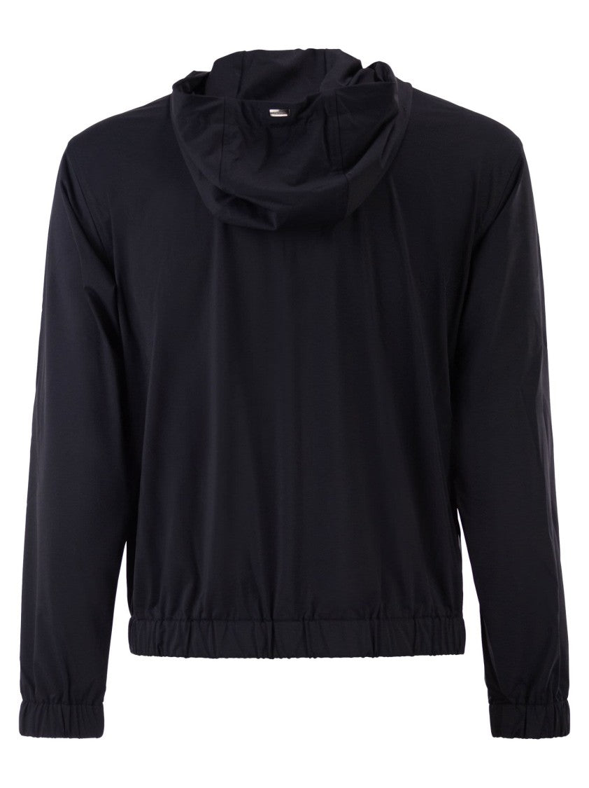 Herno Stretch Techno-Nylon Bomber Jacket