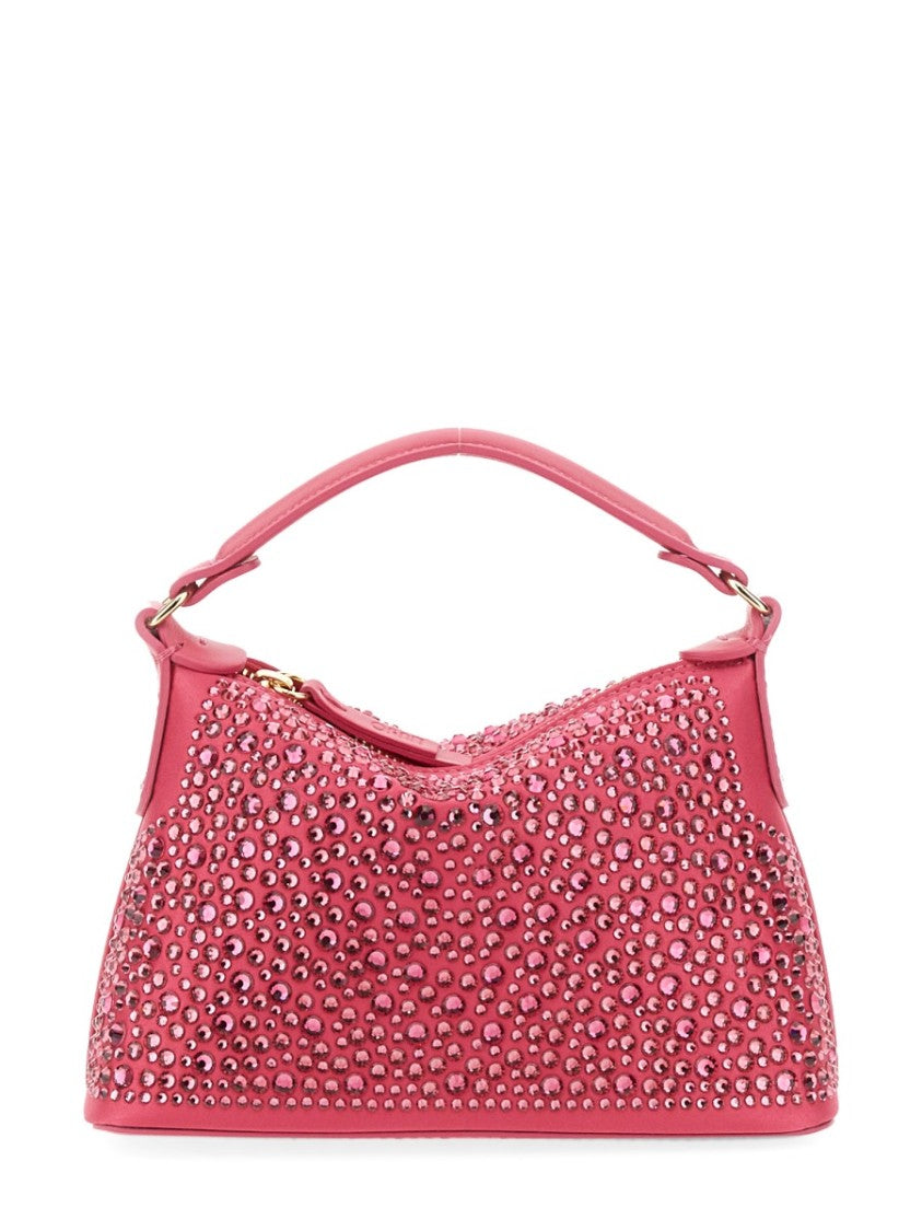 Leonie Hanne X Liu Jo Mini Hobo Bag With Rhinestones