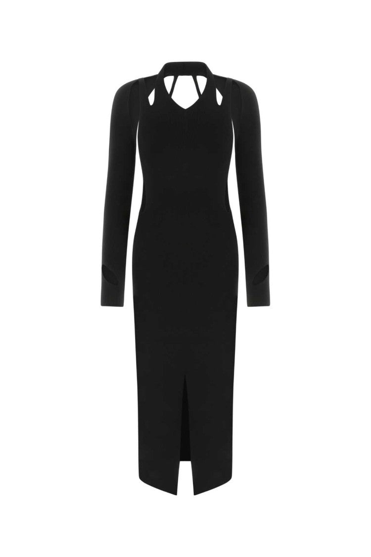 Dion Lee Black Wool Dress
