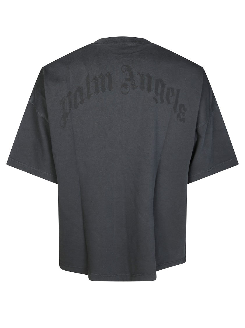 Palm Angels Essential Crew Neck T-Shirt In Soft Cotton