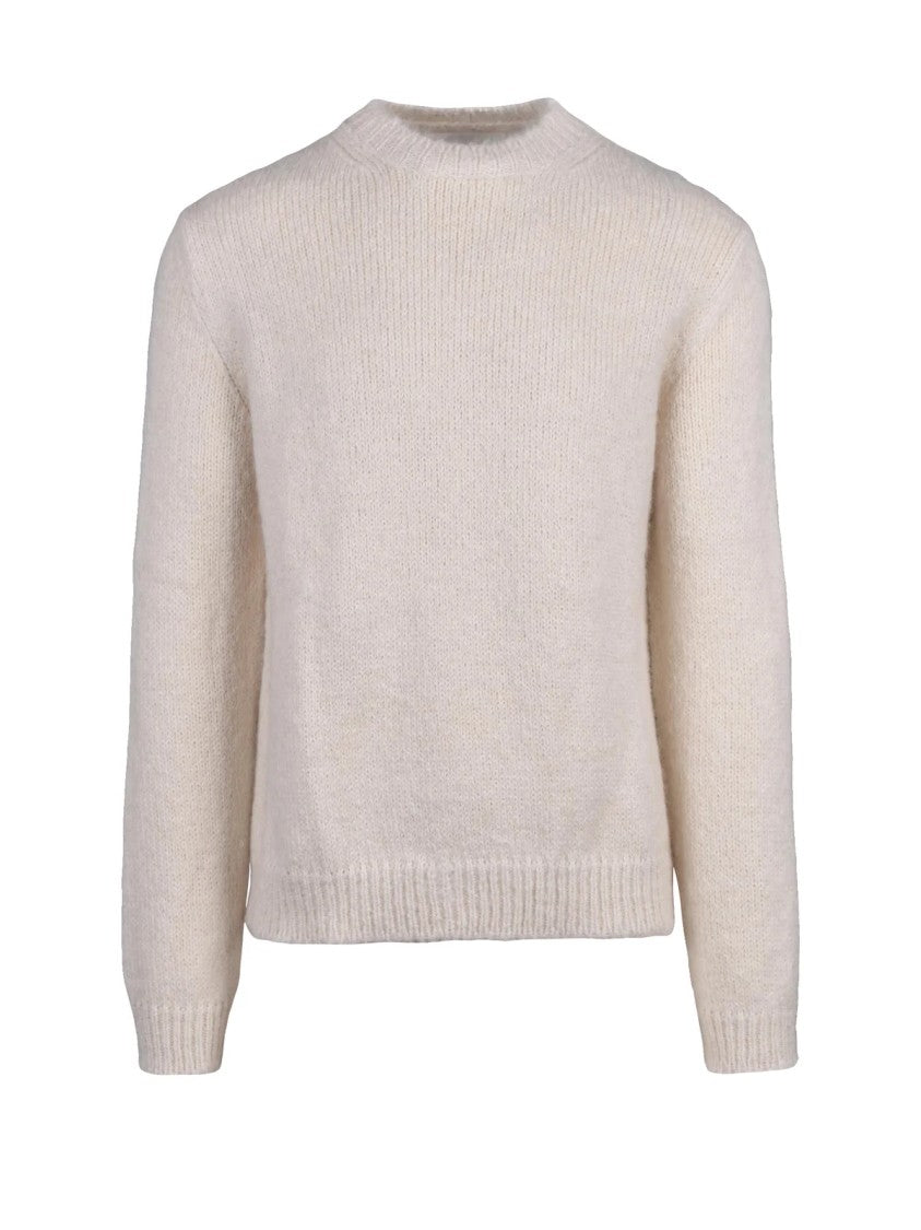 Jil Sander Alpaca And Virgin Wool Blend Crewneck Sweater From Jil Sander