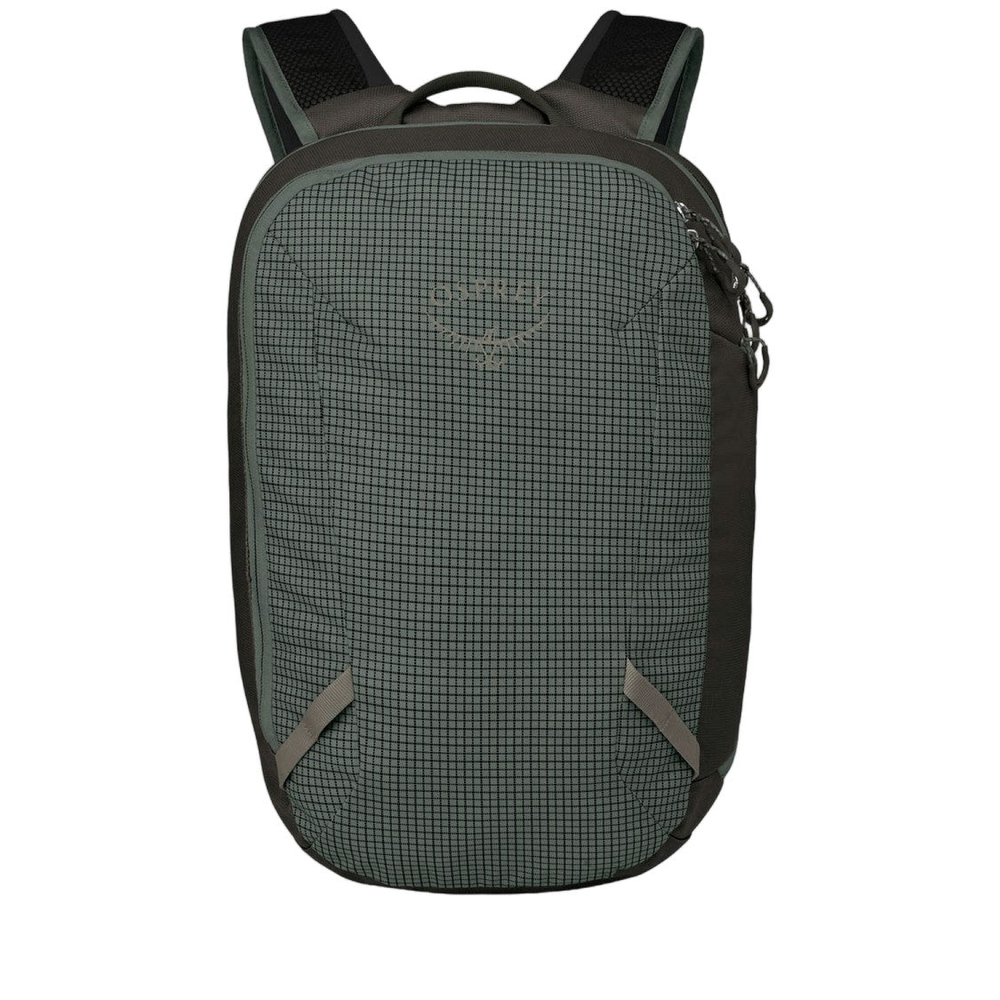 Osprey Grey Grid Pattern Nylon Backpack