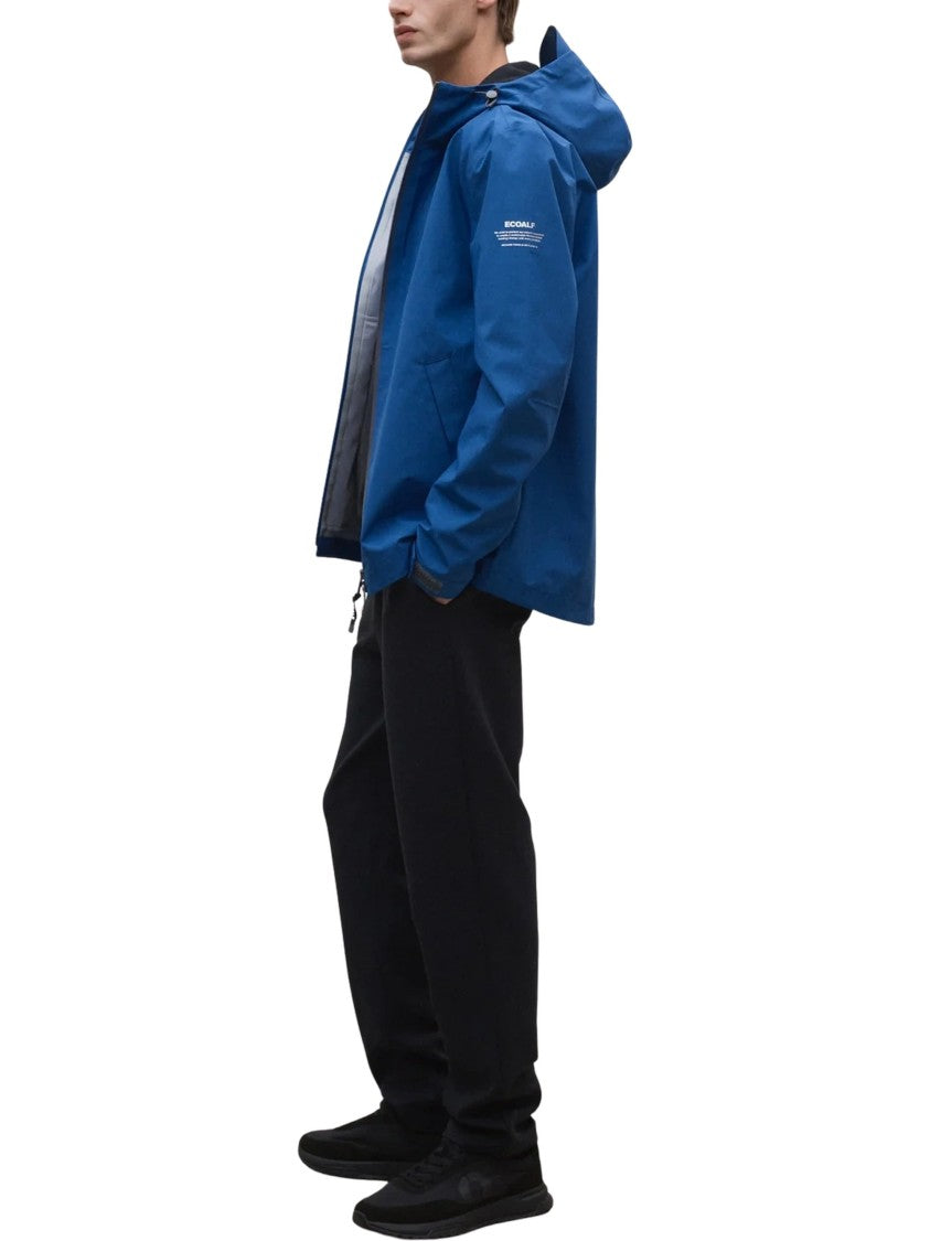 Ecoalf Blue Diluvio Hooded Jacket