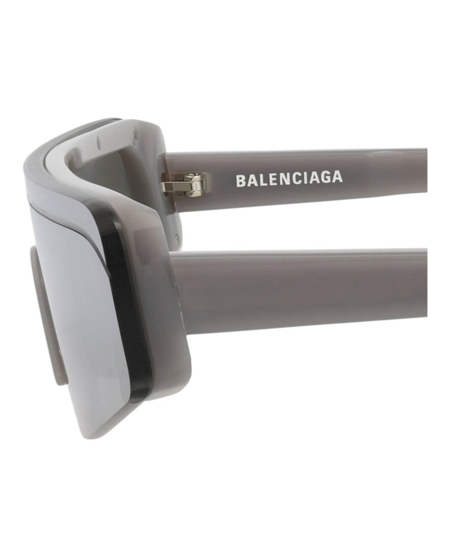 Balenciaga Shield-Frame Recycled Acetate Sunglasses