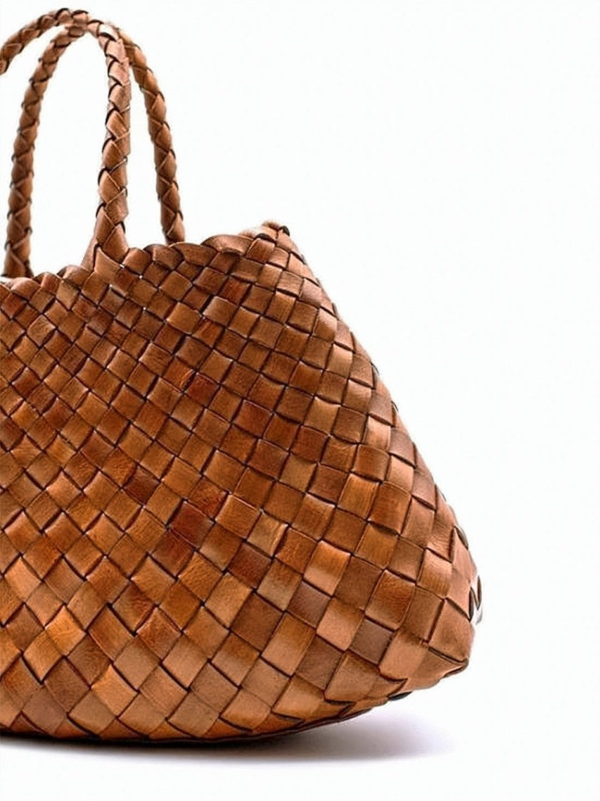 Dragon Diffusion Woven Buffalo Leather Tote Bag