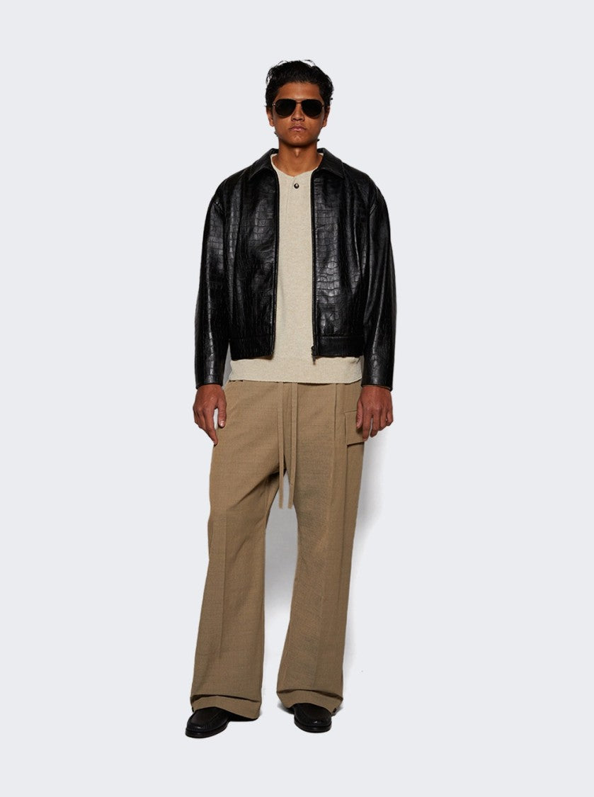Fear Of God Wide Leg Cargo Pant - Melange Beige