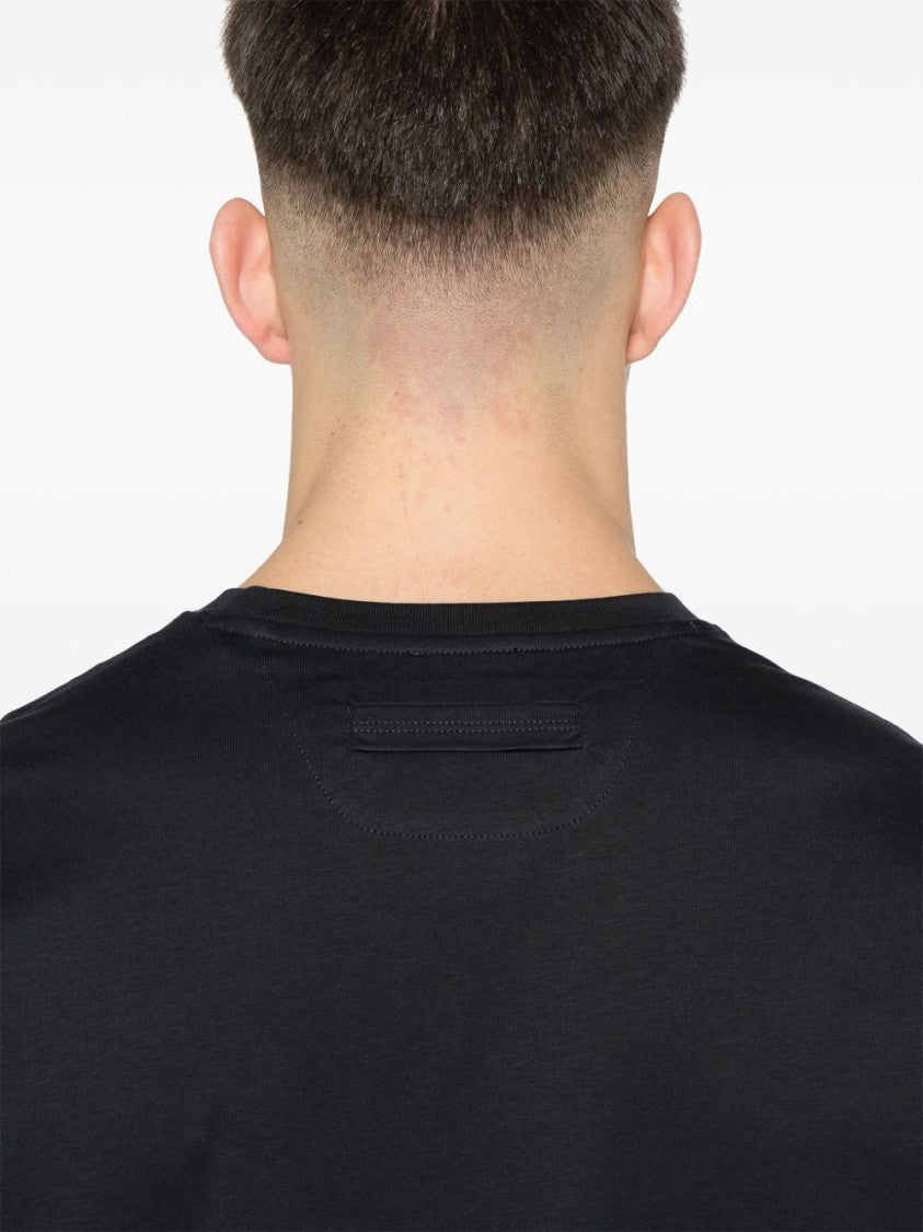 Zegna Midnight Blue Crew Neck T-Shirt