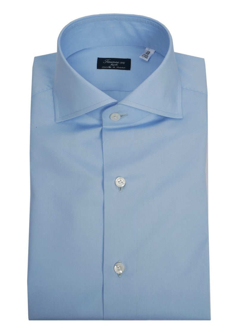 Finamore Doppio Ritorto Poplin Tailored Shirt Napoli Line
