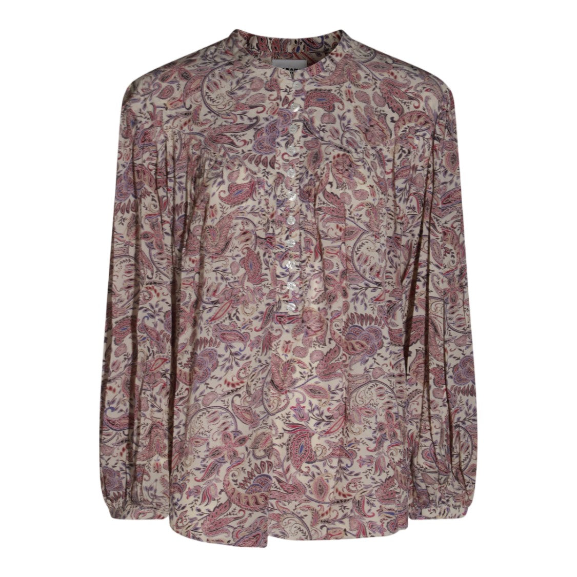 Isabel Marant Étoile Relaxed Fit Paisley Patterned Shirt With Button Placket